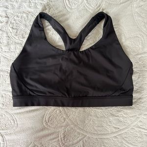Athleta Black Sports Bra XL